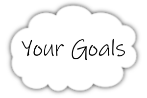 Cloud with the text: Your Goals